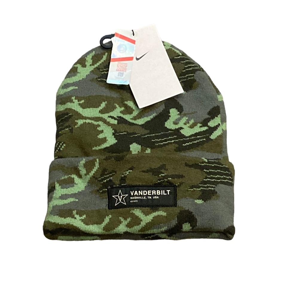Vanderbilt Commodores Nike Military Camo‎ Cuffed Knit Beanie Hat Cap